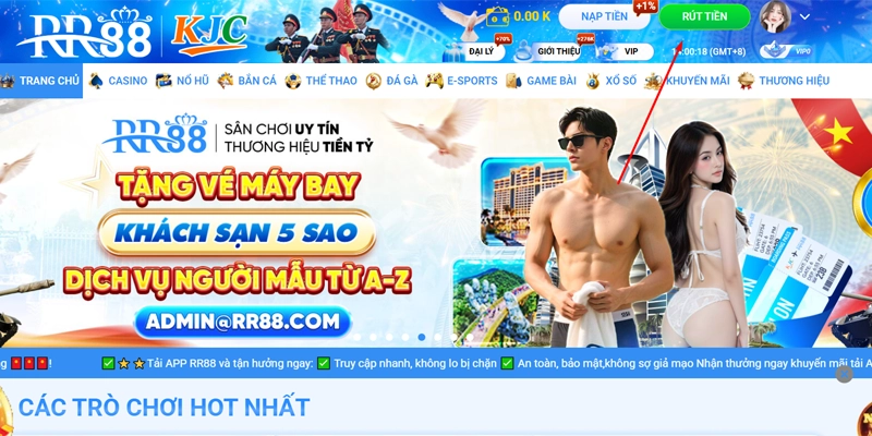 Nút rút tiền RR88